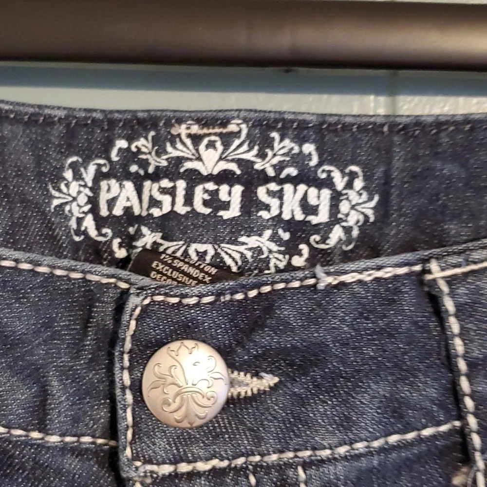 PAISLEY SKYE SKINNY JEANS - Picture 5 of 7